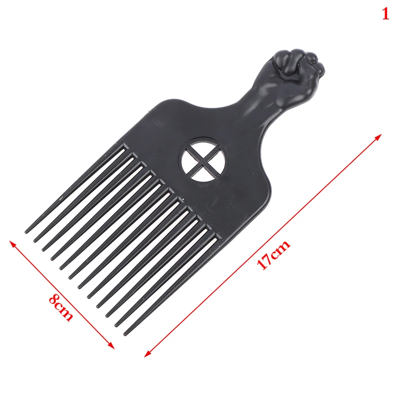 1PC Karšto Pardavimo Plaukų Salonas Juoda Fist Afro Metalinės Šukos Afrikos Plaukų Šukos Dėl Šukuosenų Modeliavimo Įrankių Priedai 3 Stilius