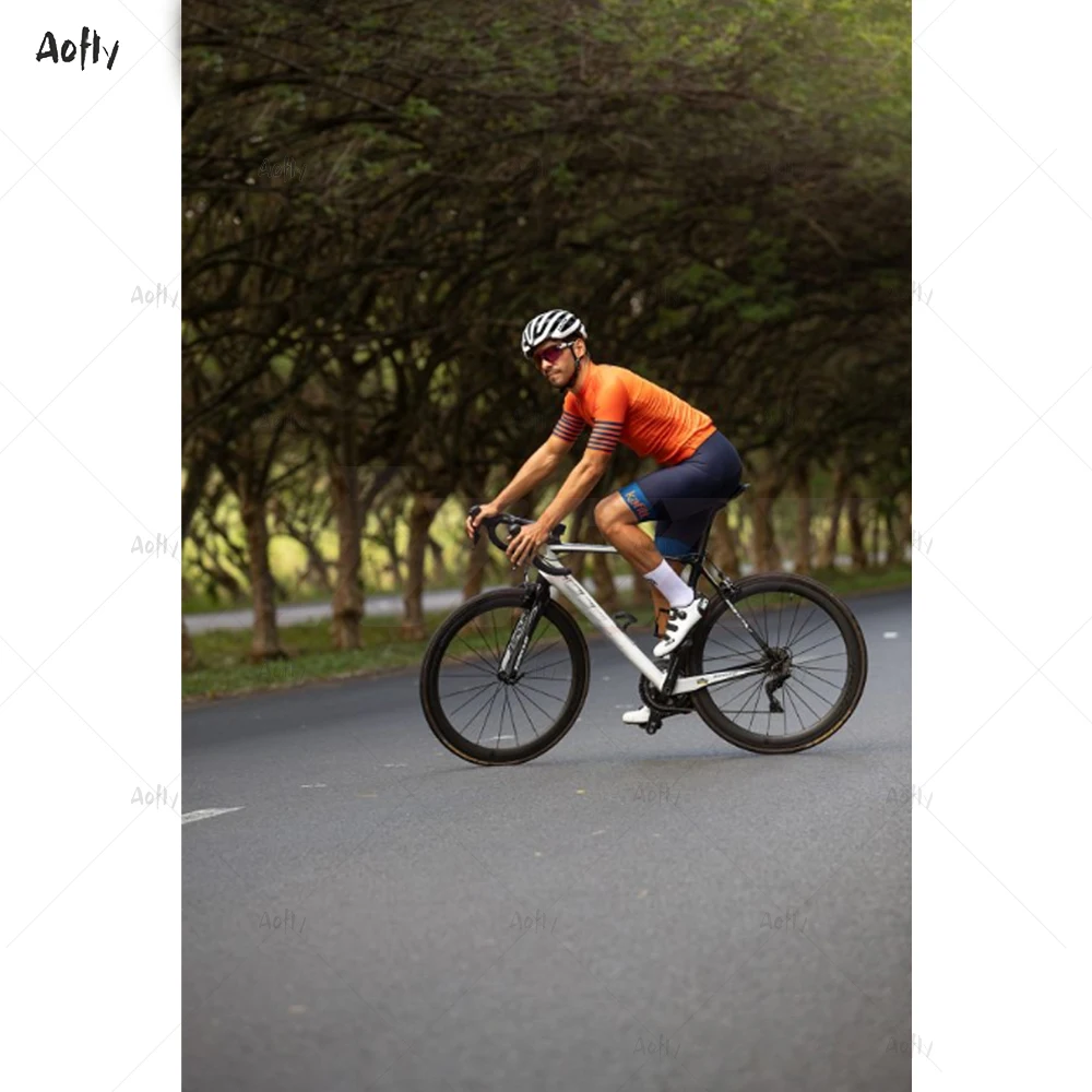 Kafitt orange blue Pora dviračių kostiumas femaleTriathlon Nustatyti skinsuit nustatyti Maillot Ropa Ciclismo Dviračių Džersis moterų dviračių rinkiniai