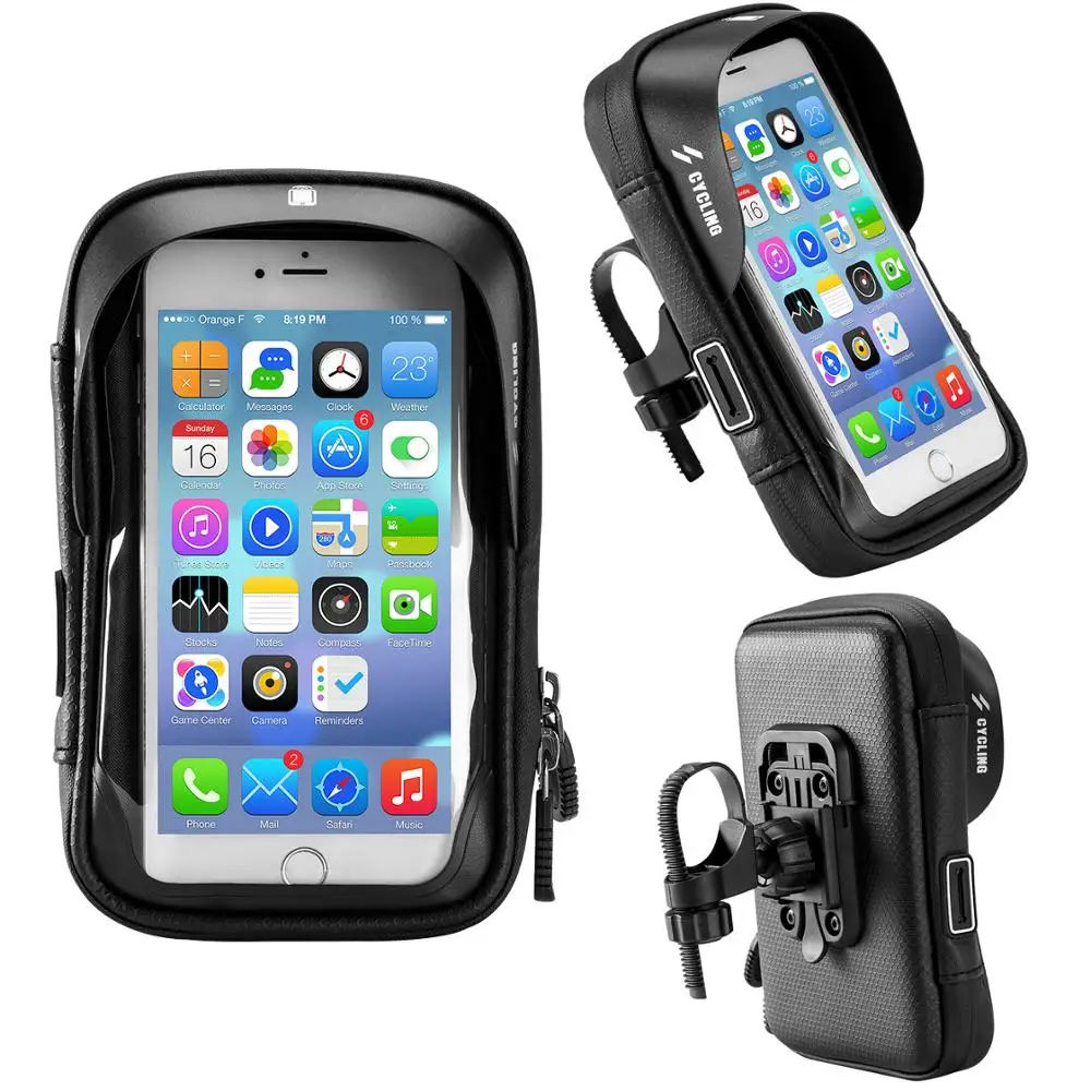 Universalus Motociklas Telefonas atsparus Vandeniui Krepšys Celular Vandeniui Atveju Telefono Dviračių Laikiklį Paramos GPS Dviračių dviračių Laikiklį