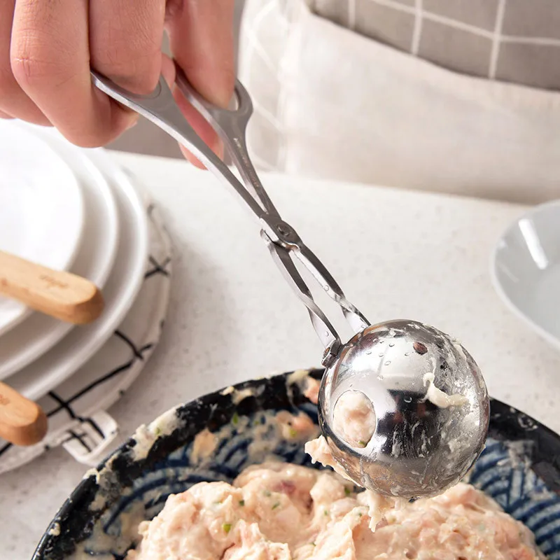 1Pc Virtuvės Dalykėlių Ne Klijuoti Praktinių Mėsos Baller Virtuvės Reikmenys Kepimo Įrankis Virtuvėje Meatball Scoop Kamuolys Maker Cocina