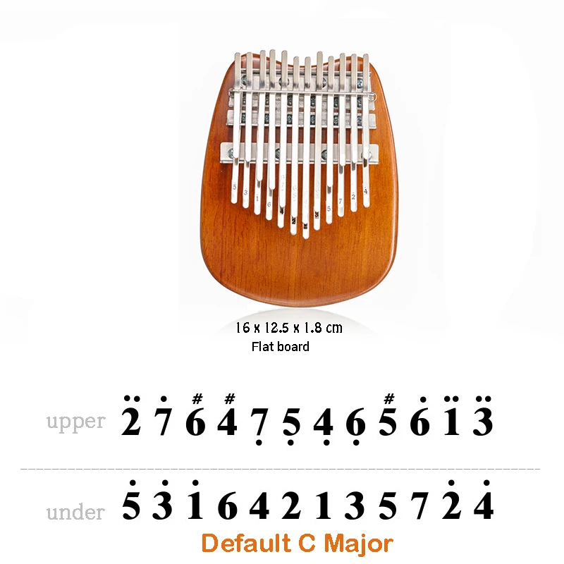 Rankų darbo Kalimba 24 Pagrindinių Chromatines klaviatūros Fortepijono Muzikos instrumentai