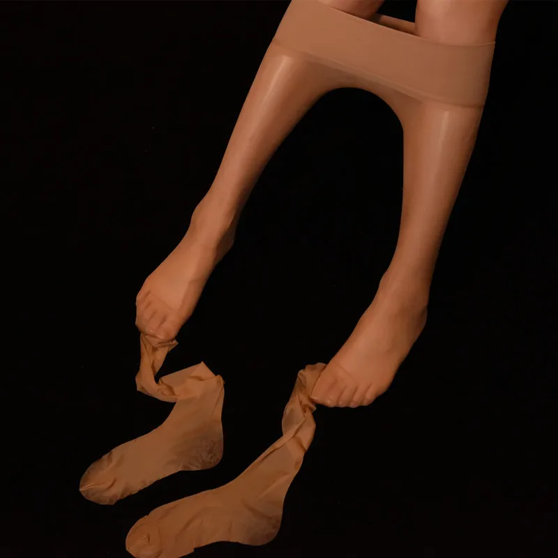 Sexy Moteris 1D Blizga Plius Dydžio Pėdkelnės Nailono Kojinės Aukštos Elasitc Atvira Tarpkojo 360 Besiūlių Plono Matyti Per Pėdkelnės