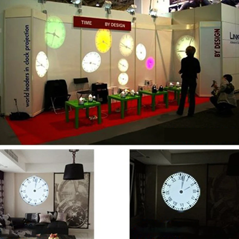 Kūrybos Analoginis Skaitmeninis LED Šviesos Stalas Sienos Projekcija Romų/Arabija Laikrodis Nuotolinio Valdymo pulto LED Siena Projekcija Laikrodis Namų Dekoro MUS