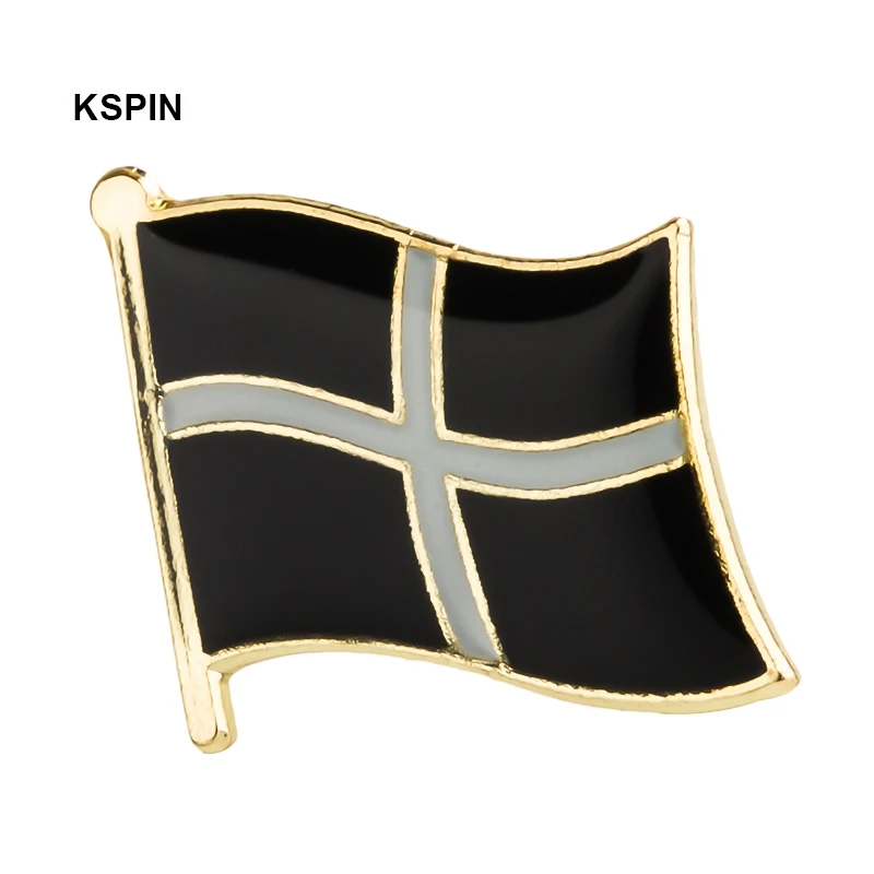 Kornvalio vėliavos atlapas pin ženklelis pin Sagė Piktogramos 1PC XY0138