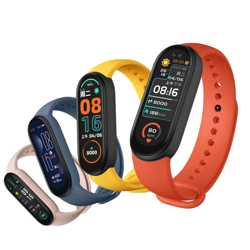 M6 Smart Apyrankę Žiūrėti Spalvotas Ekranas Ekranas Bluetooth5.0 Smart Sport Fitness Tracker Juostoje, Širdies Ritmas, Kraujo Spaudimo Monitorius