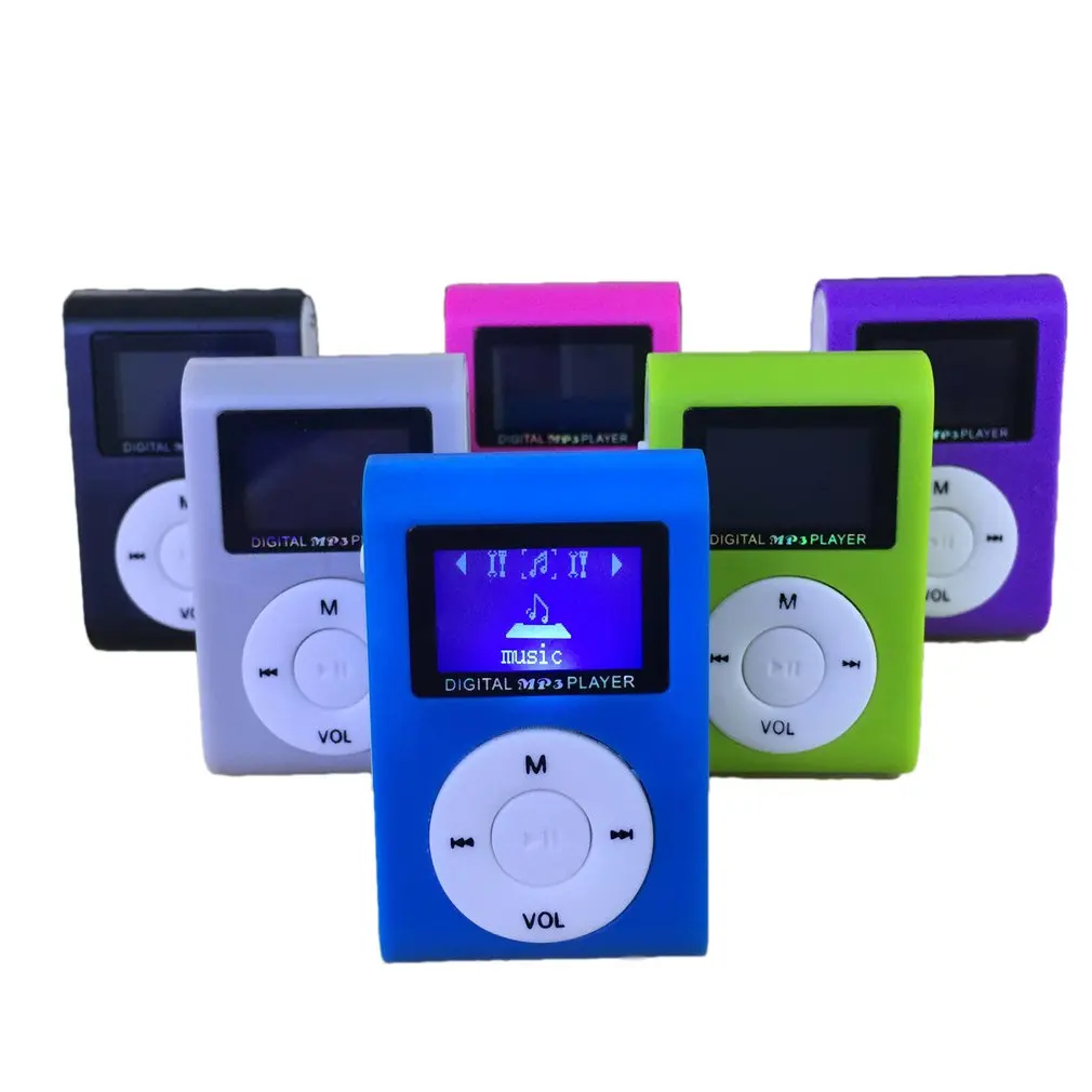 Mažo Dydžio Nešiojamasis MP3 Grotuvas, Mini LCD Ekranas, MP3 Grotuvas, Muzikos Grotuvas Parama 32GB TF Kortelę Geriausia Dovana