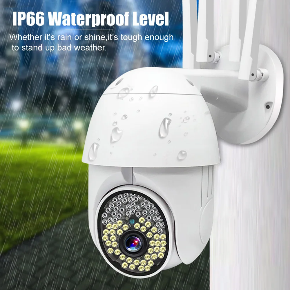 Lauko IP Wi-fi Kamera, Apsaugos Stebėjimo VAIZDO 360 PTZ Už Patalpų Smart Home Vaizdo Monitorius, 1080P Judesio Detekcijos IP Kameros