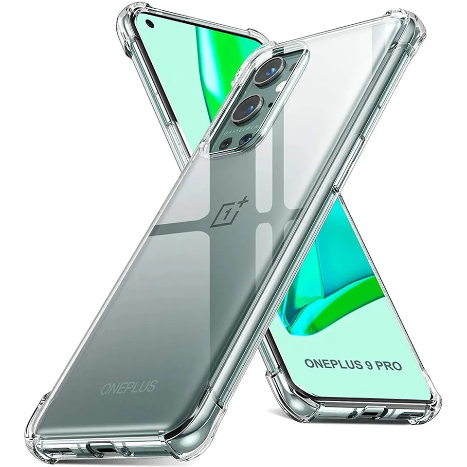 Crystal Clear Atveju Oneplus 9 Pro 5G Vienas Plius 8T 8 7 7T Nord N10 N100 Skaidriu Apsauginiu Silikono Padengti Telefonų Priedai