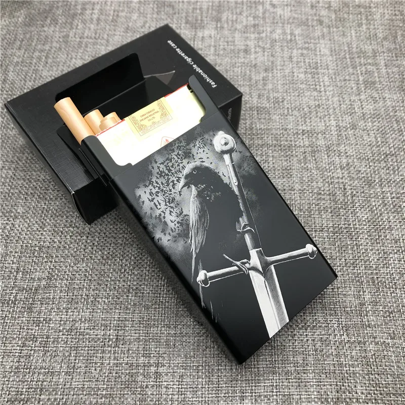 Customizd Varna Aliuminio Lydinio Cigarečių Atveju Dėžių Cigarečių Dėžutė Lazeriu Graviruotas Amžinai Pasidaryk Savo Nuotrauką