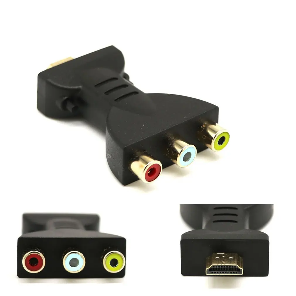 AV Skaitmeninio Signalo HDMI suderinamus Į 3 RCA Audio Ad Ter Komponentas Keitiklis, Vaizdo Garso Skelbimo Ter AV Component Skaičiuoklė