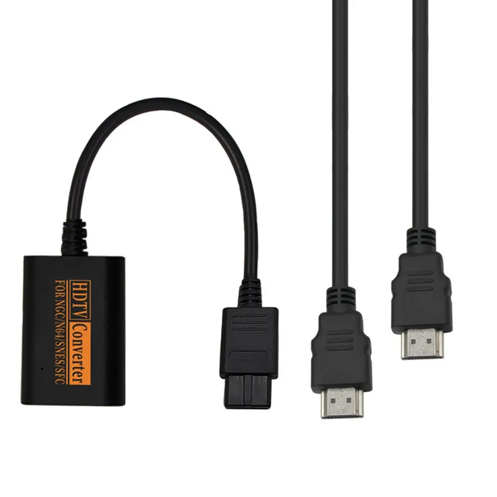 HDMI suderinamus Jungiklis Konverteris N64 SNES NGC SFC HDTV Vaizdo Scart Kabelis Patogus Splitter Žaidimų Konsolės Perskaičiavimo