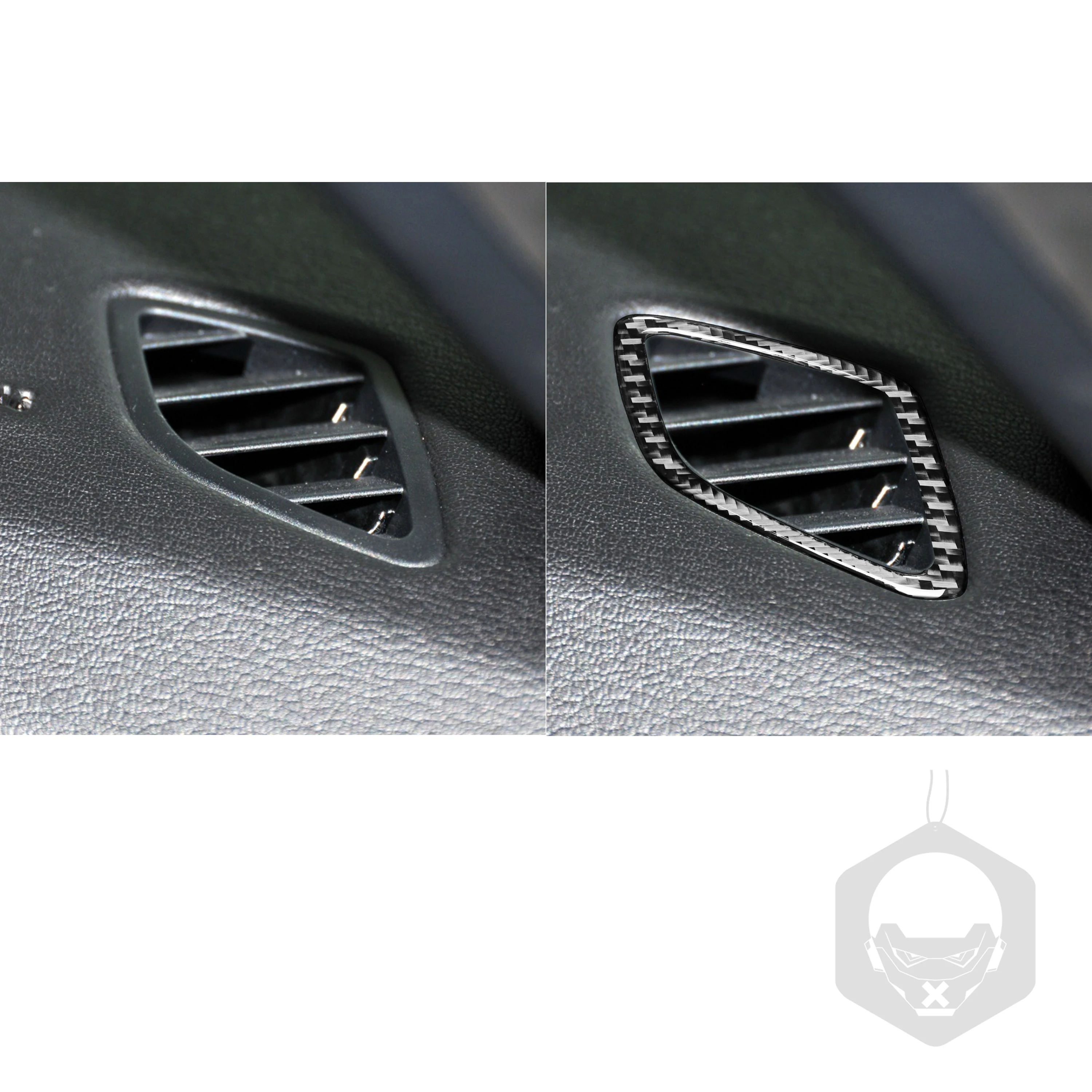BMW Z4 E89 2009-2016 Juodos spalvos Anglies Pluošto Lipdukai Džiovintuvo Oro Ventiliacijos Angos Rėmo Dangtis Apsaugos Interjero Automobilių Reikmenys