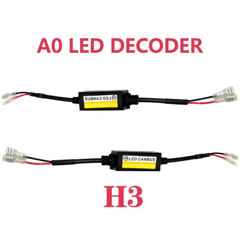H7 priekinių Žibintų LED Canbus Dekoderis Canceller Klaidų Rezistorius Laidų Dekoderis Adapteris Tinka Stabdžių Mirgėjimo Lempų Gaubtai, Eksterjero Dalys