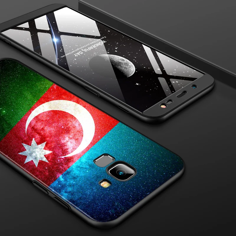 Azerbaidžano vėliava Padengti Samsung Galaxy J2 j3 skyrius J4 J5 J6 J7 J8 Plius Core Duo Premjero 2018 M. 2016 m. 2017 Telefono dėklas