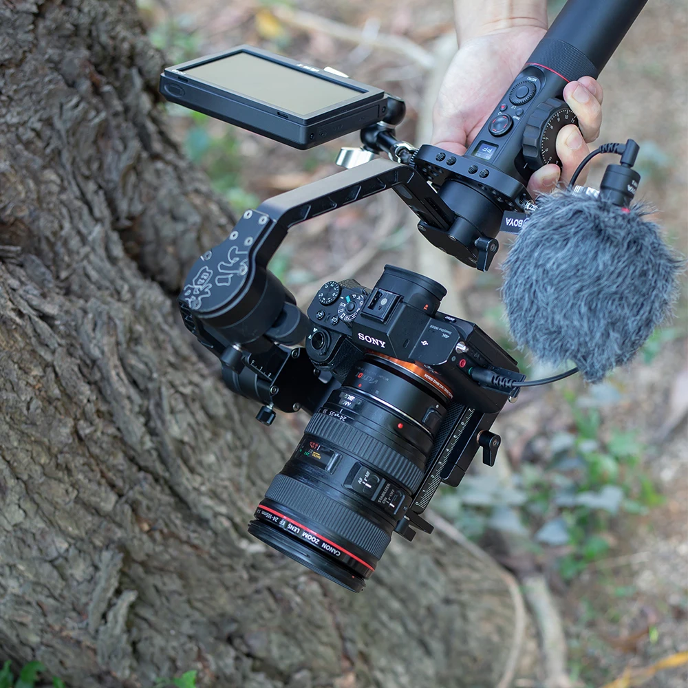 AMBITFUL Strypo Gnybtas, skirtas Zhiyun Crane2/Kranas v2 vaizdo Kameros Stabilizatorius prie Rode Mikrofonas, LED Vaizdo Šviesos Režisierius Vlogging