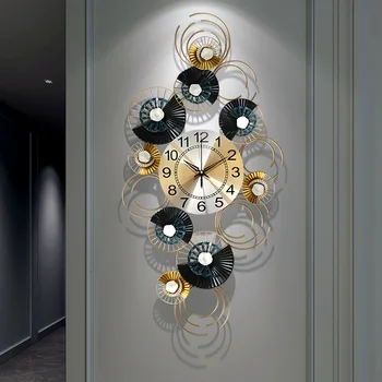 Šviesos Prabangus Sieninis Laikrodis Išjungti Kambarį Mados Dekoratyvinis Asmenybės Kūrybos Kaustytomis Geležies Namų Dekoro mano melodija