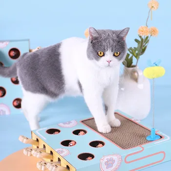 Žiurkėno Žaislai Gofruoto Popieriaus Katė Nulio Valdybos Funny Cat Žaislai Interaktyvūs Žaislai Kačių Žaislai Pet Products
